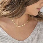 گردنبند طلایی هیرینگ‌بون